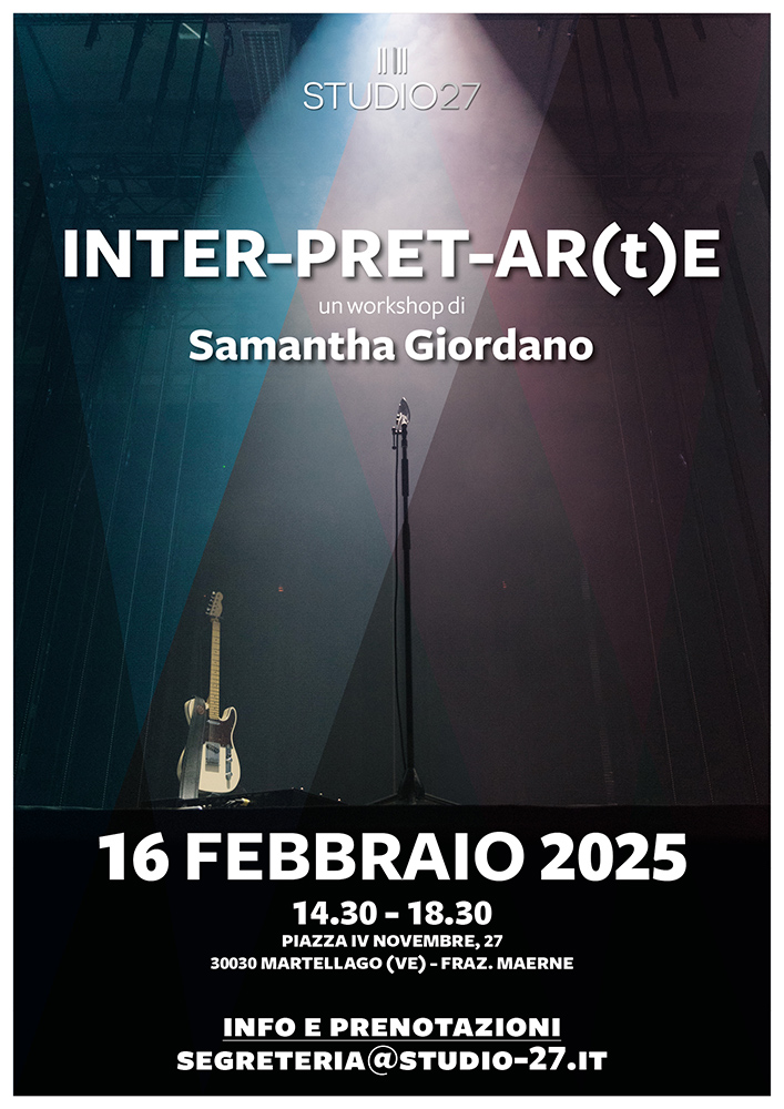 Studio27 - INTER-PRET-AR(t)E - Workshop 2025